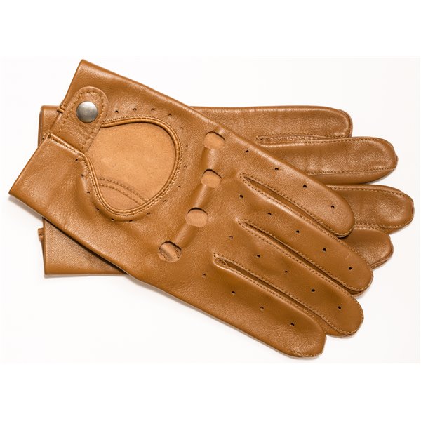 Brown leather car gloves 24